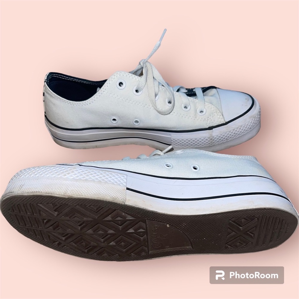 Custom Split-Colored Platform Converse - image 3